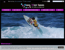 Tablet Screenshot of kreolwestindies.com